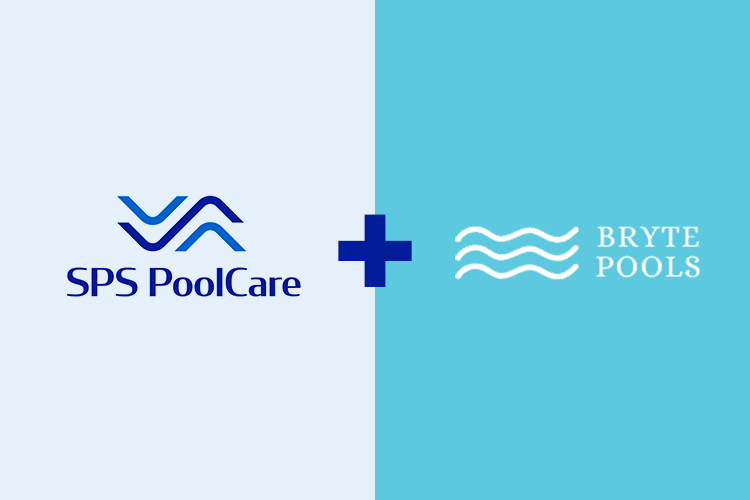 SPS Pool Care + Bryte Pools logo.